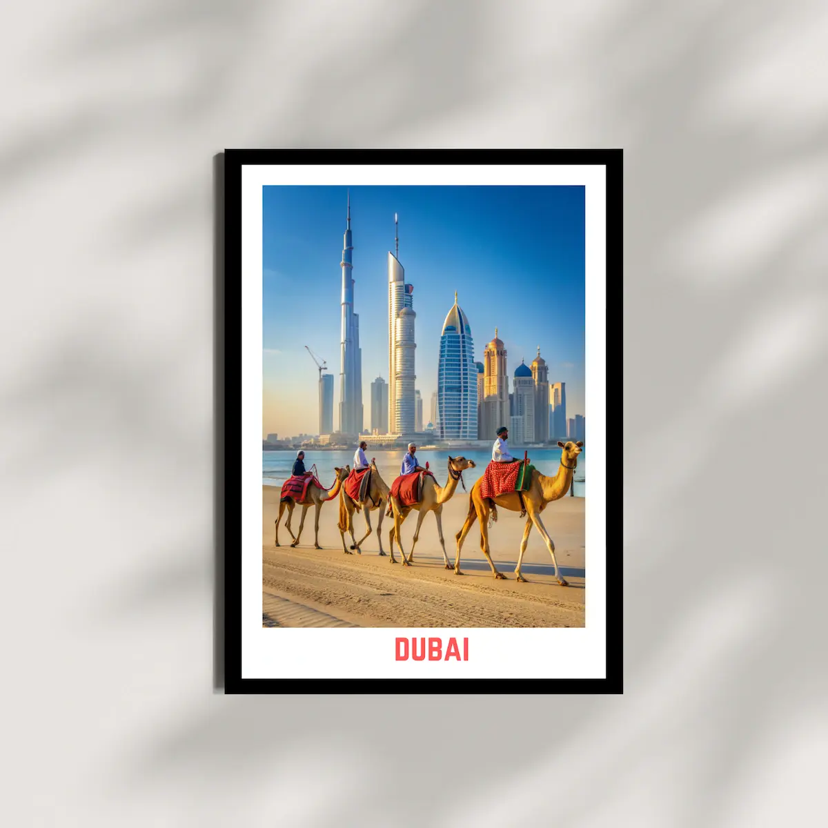 Majestic Dubai Desert Adventure – Digital Wall Art Print